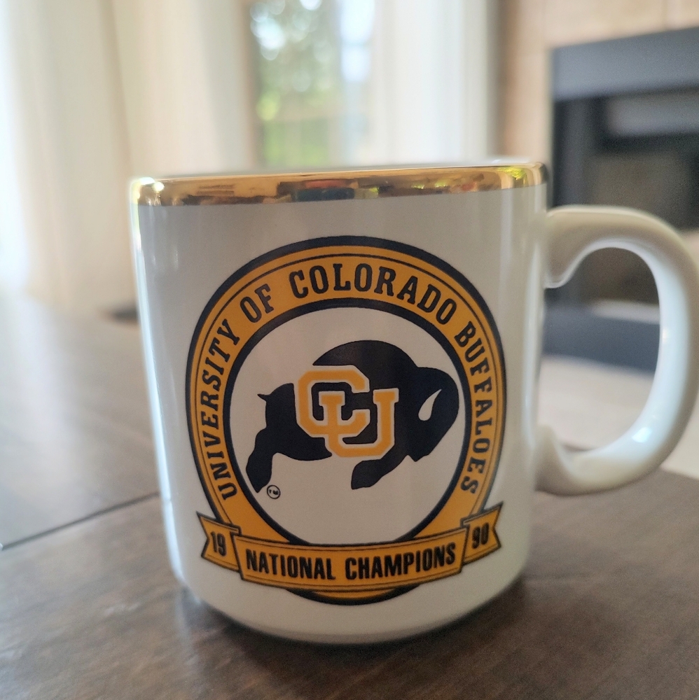 University of Colorado Buffaloes 1990 National Champions Coffee Cup